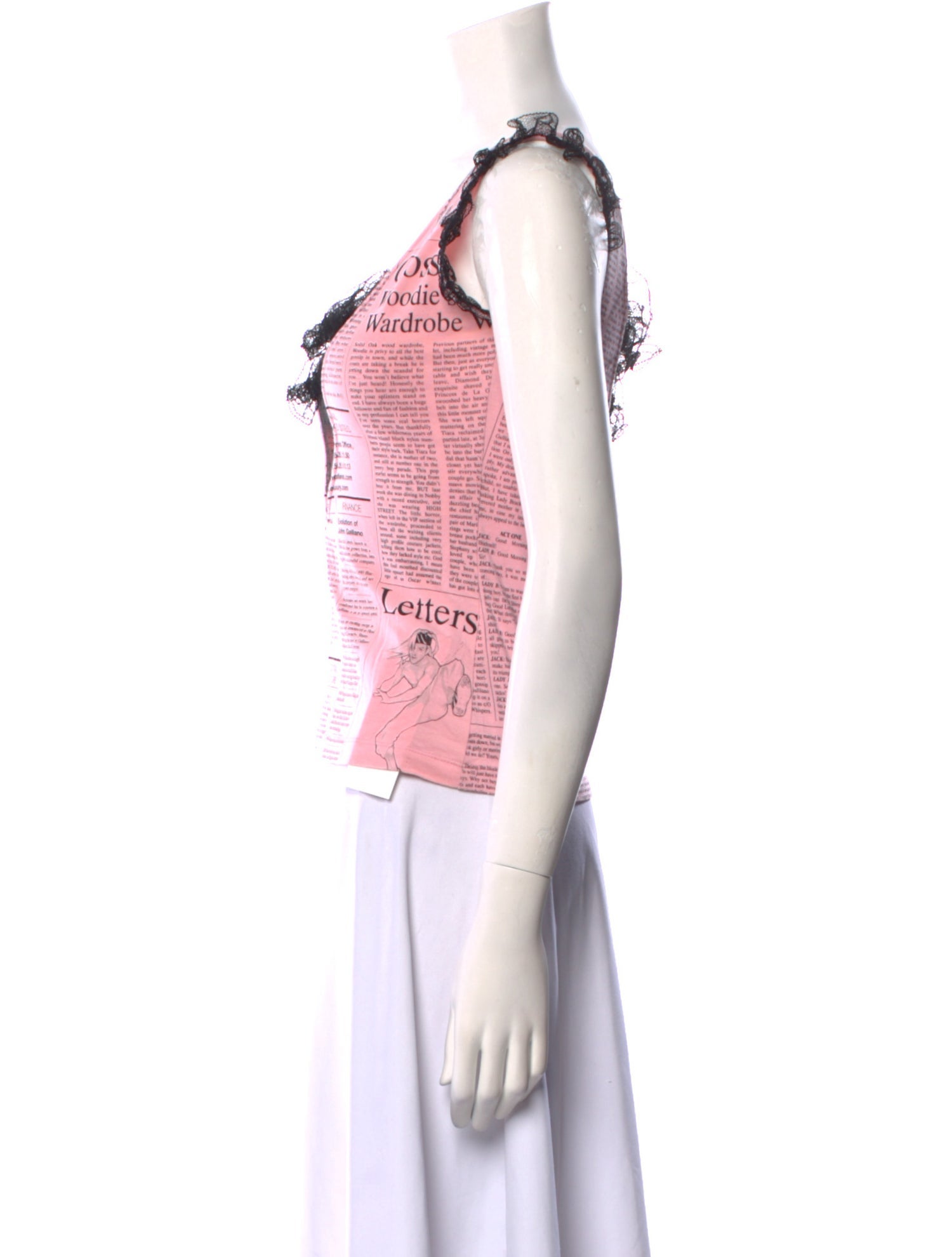 John Galliano Vintage 2005 Crop Top