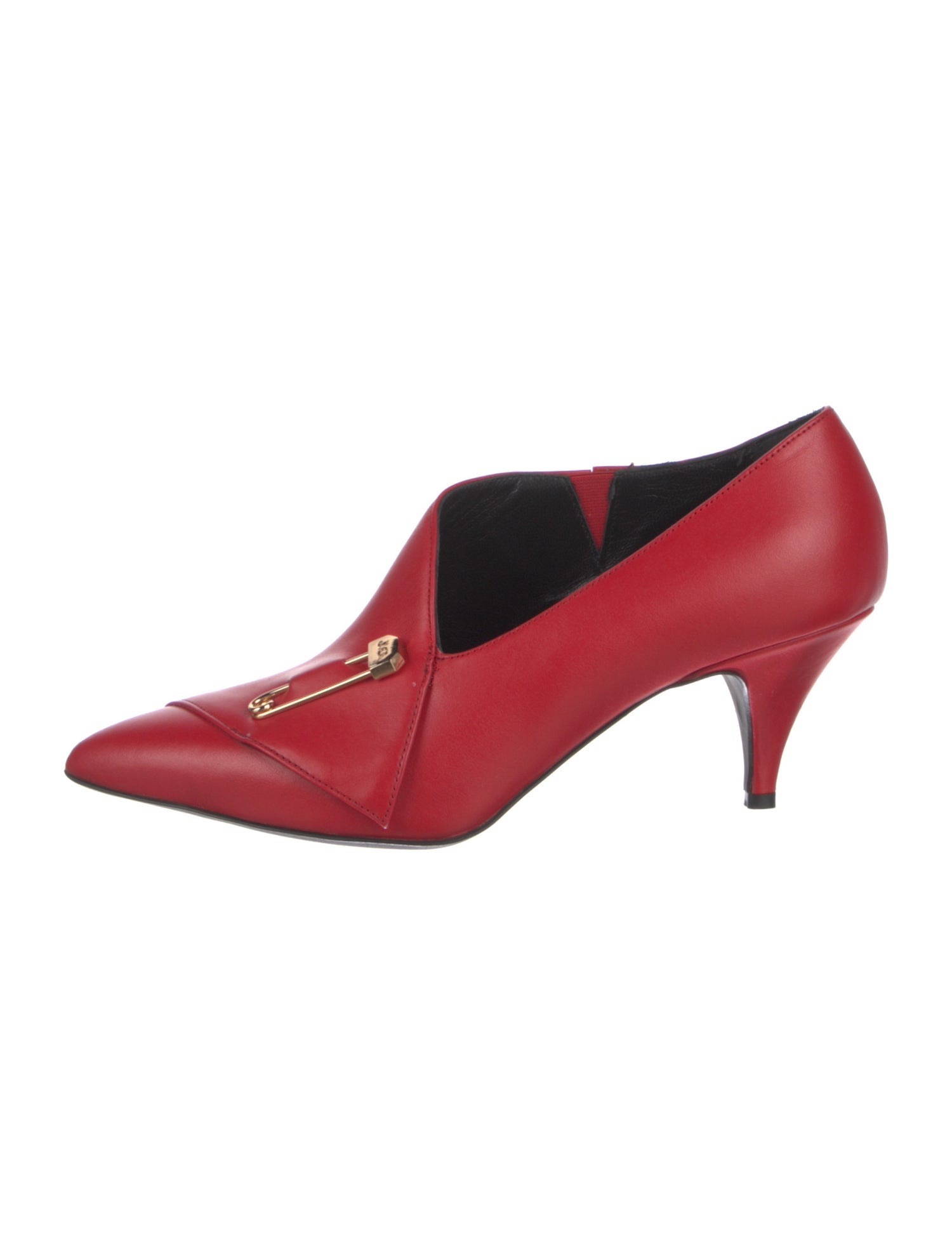 John Galliano Leather D'Orsay Pumps