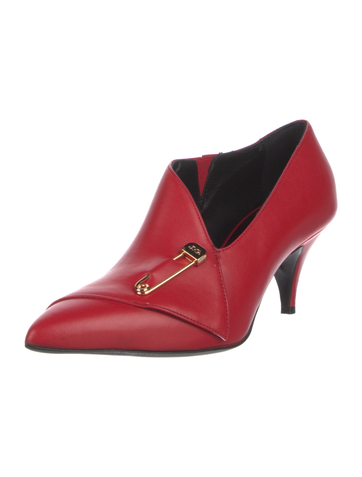 John Galliano Leather D'Orsay Pumps