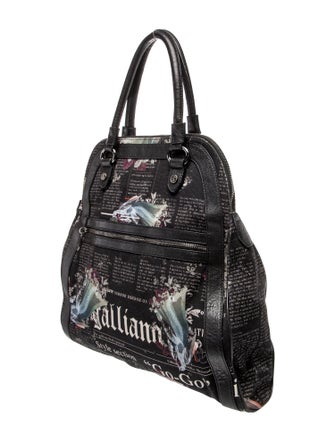 John Galliano Canvas Backpack