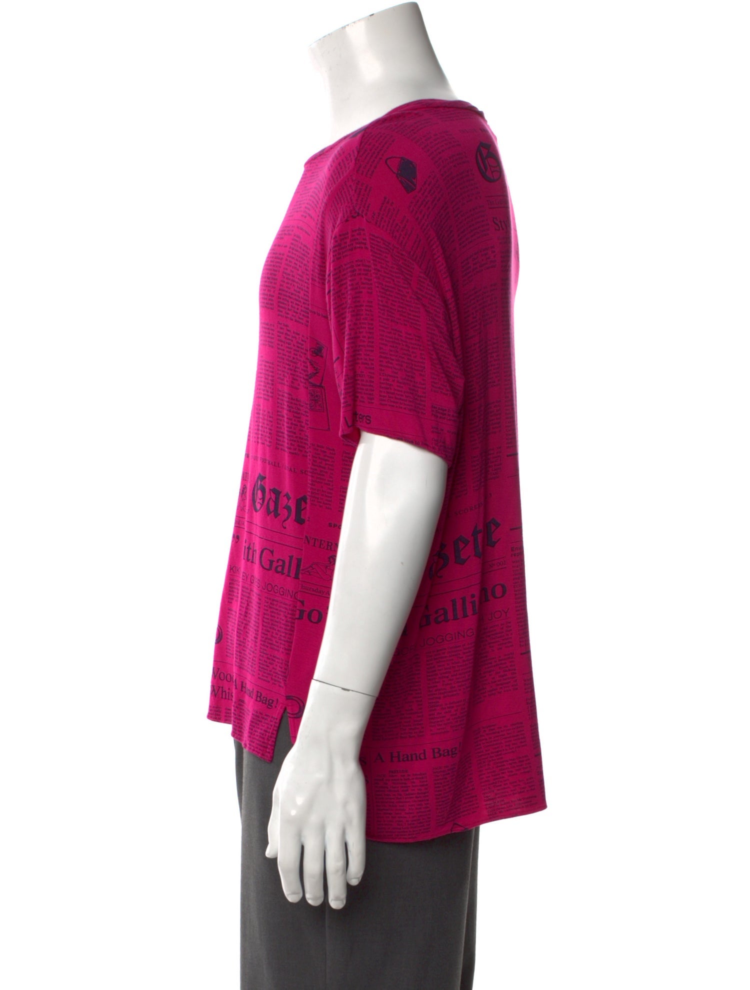 John Galliano Vintage Printed T-Shirt w/ Tags