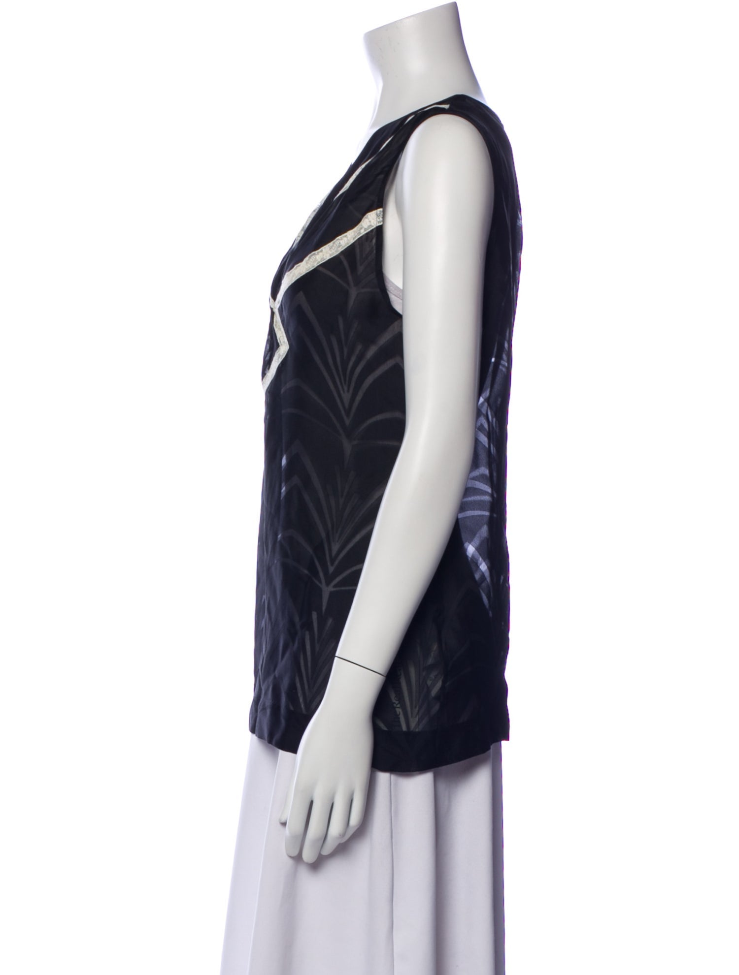 John Galliano 2010's Silk Top