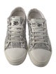 John Galliano Leather Printed Sneakers