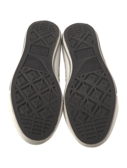 John Galliano Leather Printed Sneakers