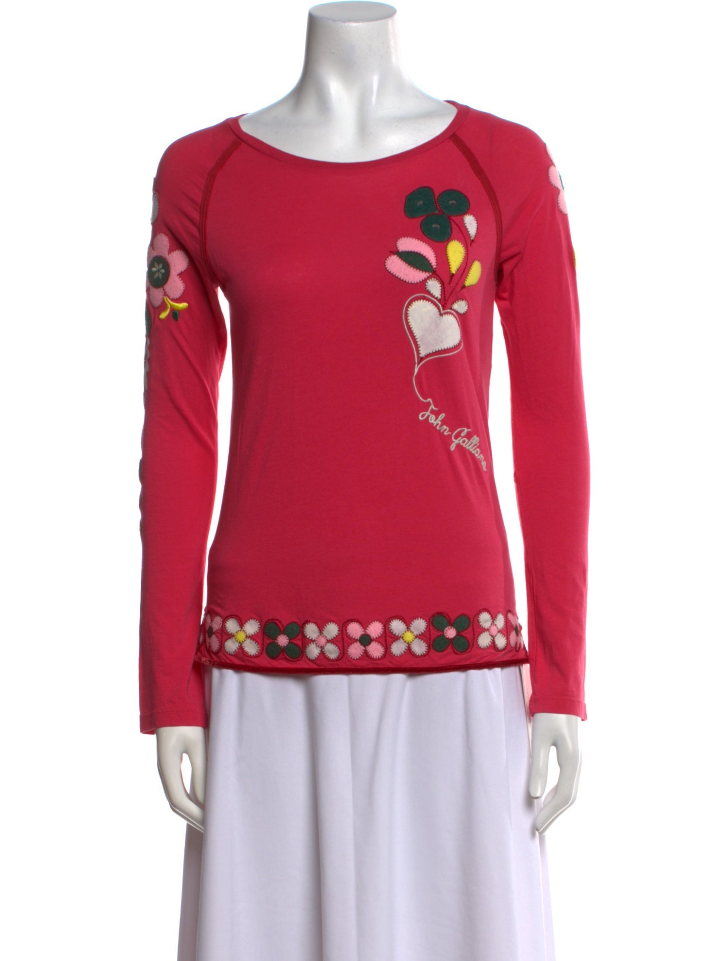 John Galliano Graphic Printed T-Shirt