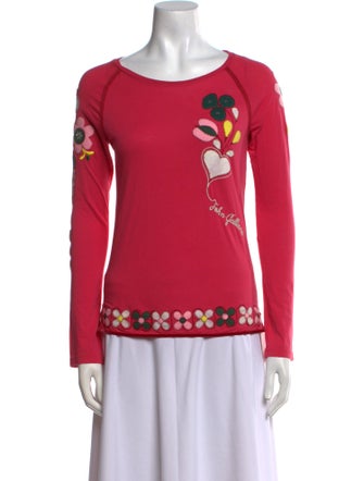 John Galliano Graphic Printed T-Shirt