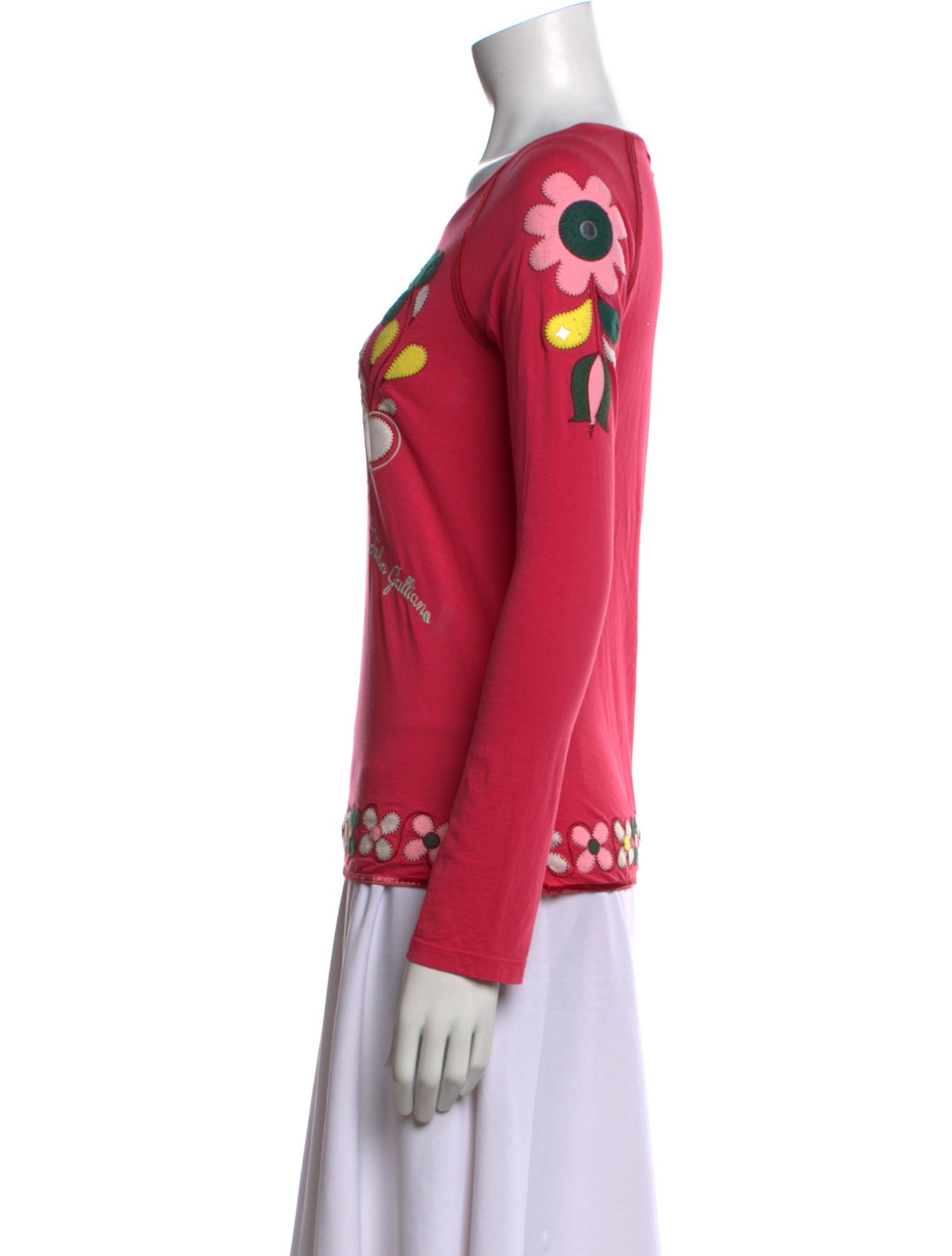 John Galliano Graphic Printed T-Shirt