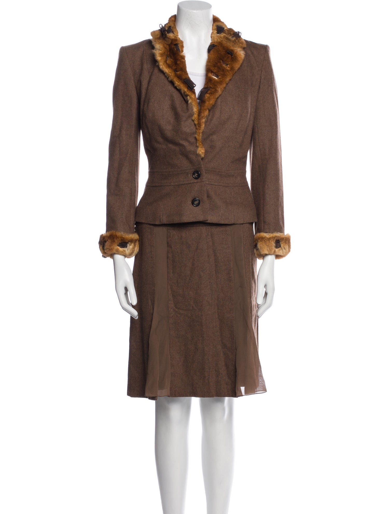 John Galliano Vintage 2001 Skirt Suit