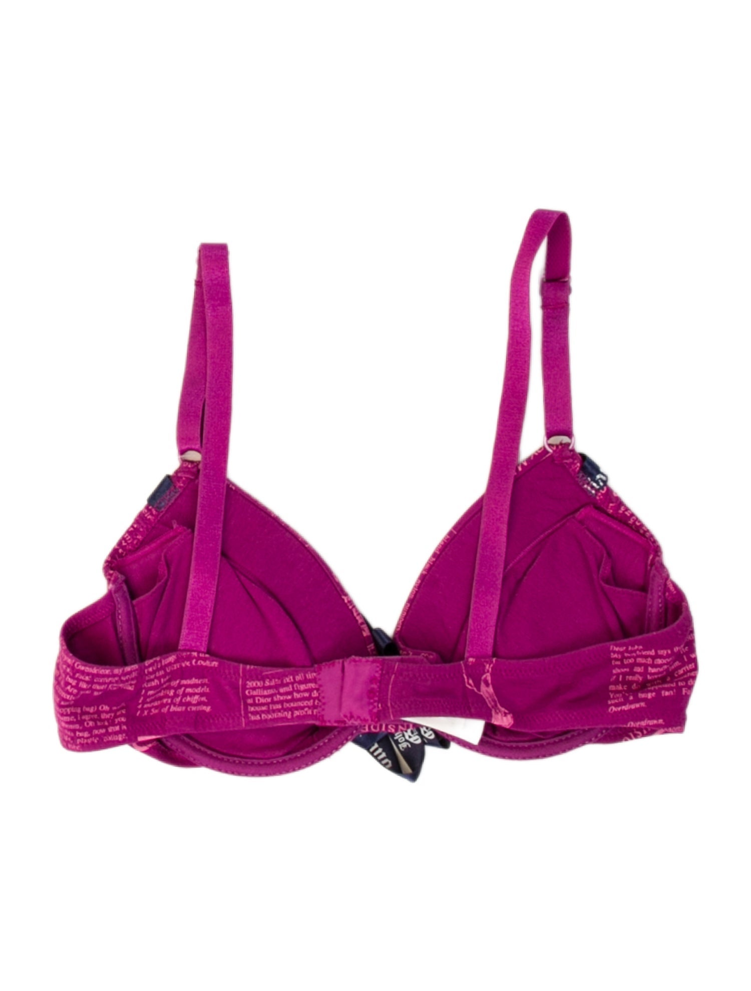 John Galliano Printed V-Neck Crop Top