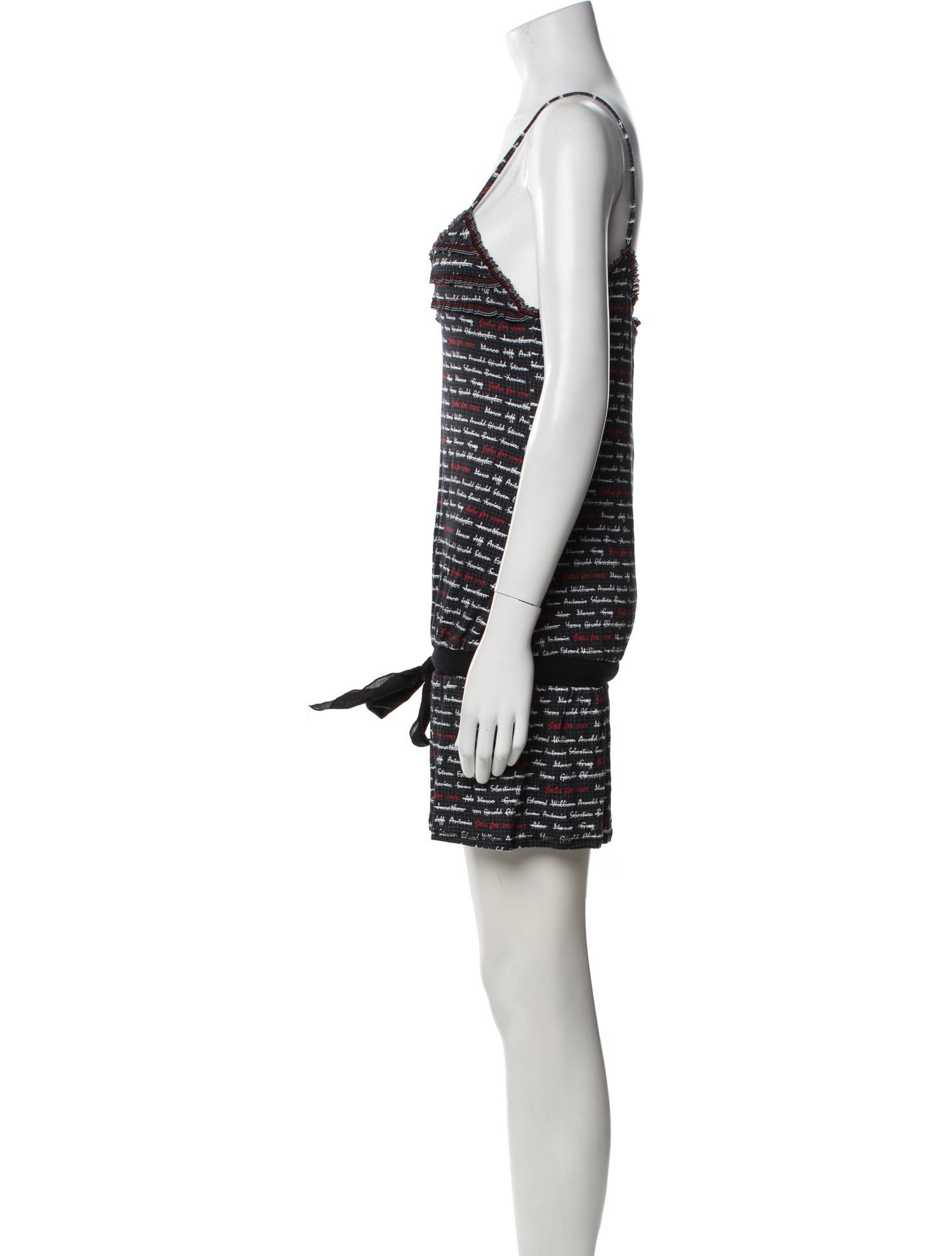 John Galliano Printed Scoop Neck Romper w/ Tags