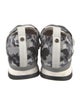 John Galliano Leather Camouflage Print Sneakers
