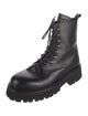John Galliano Leather Combat Boots
