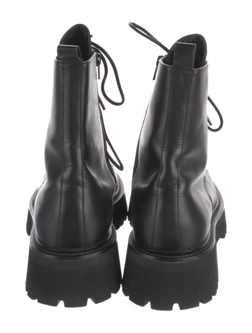 John Galliano Leather Combat Boots