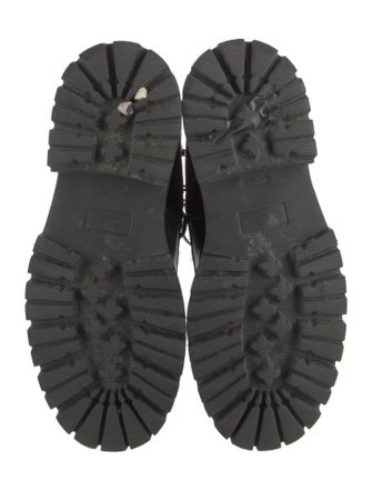 John Galliano Leather Combat Boots