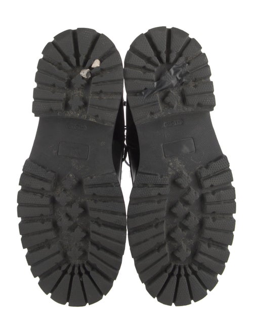 John Galliano Leather Combat Boots