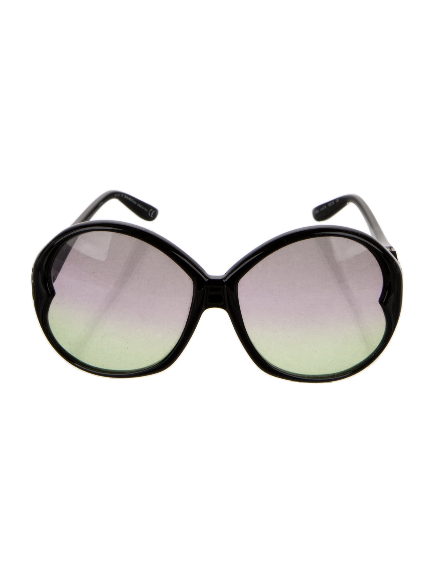 John Galliano Oversize Gradient Sunglasses