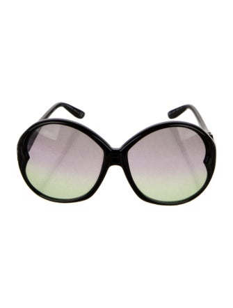 John Galliano Oversize Gradient Sunglasses