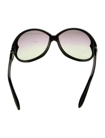 John Galliano Oversize Gradient Sunglasses