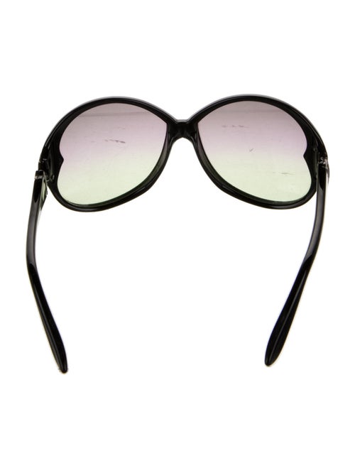 John Galliano Oversize Gradient Sunglasses