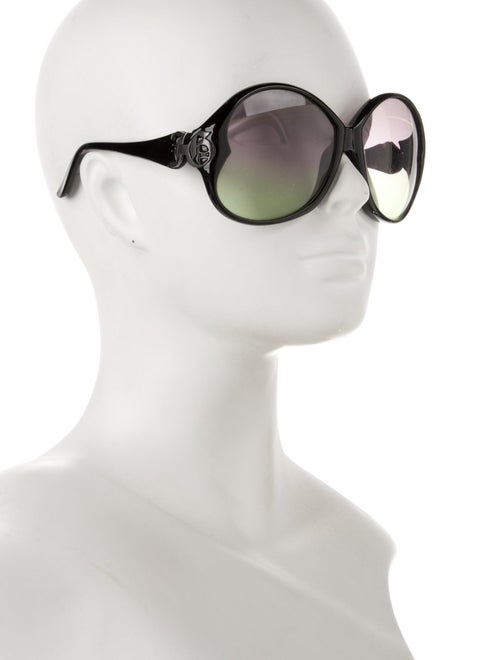 John Galliano Oversize Gradient Sunglasses