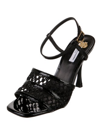 John Galliano Patent Leather Slingback Sandals