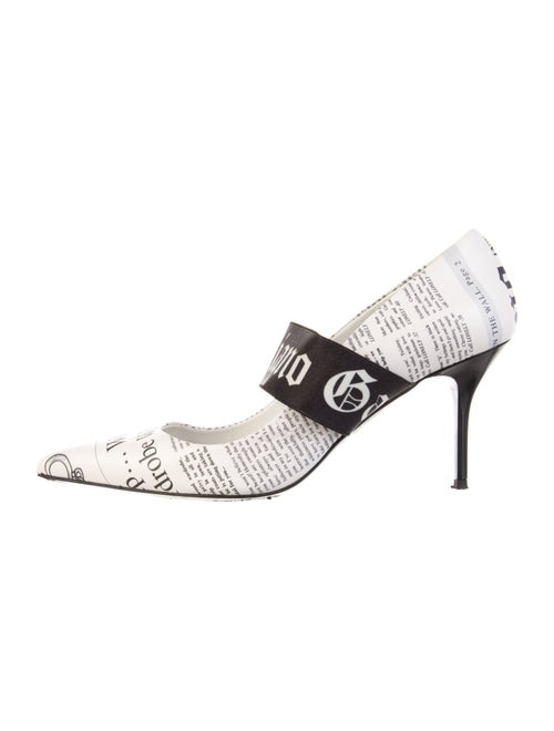John Galliano Printed Pumps
