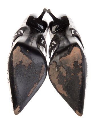 John Galliano Printed Pumps