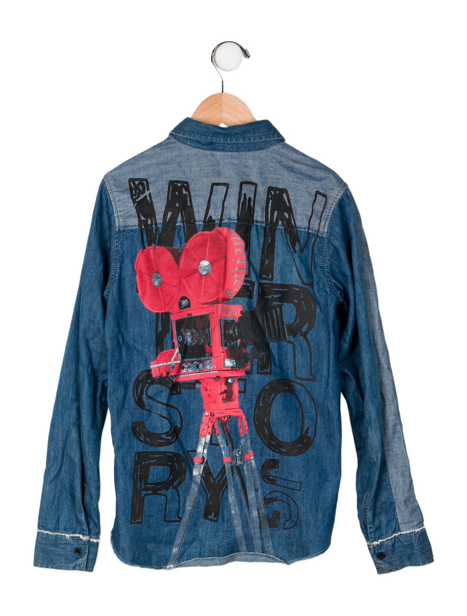 John Galliano Collared Casual Top