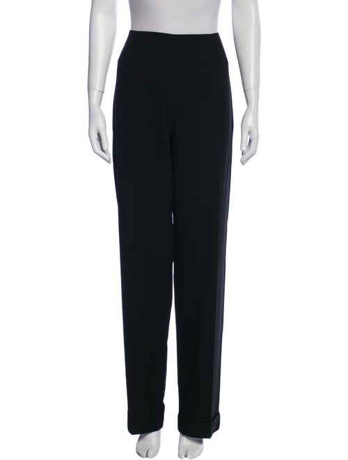 John Galliano Wool Straight Leg Pants