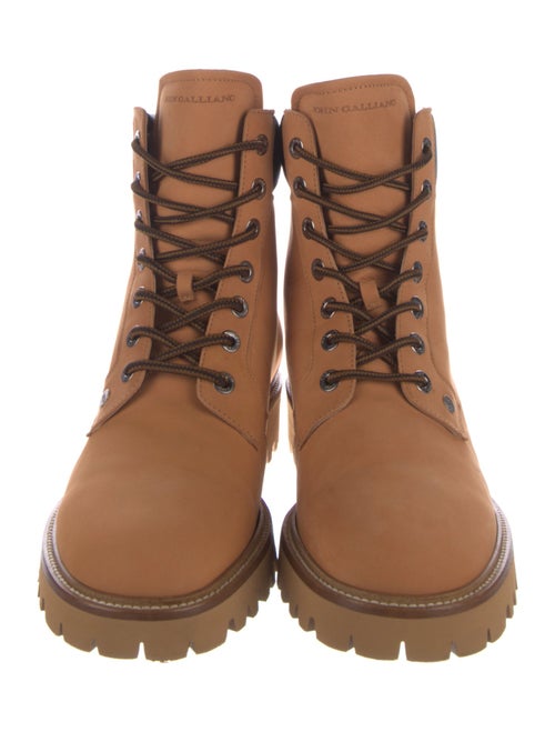 John Galliano Suede Hiking Boots