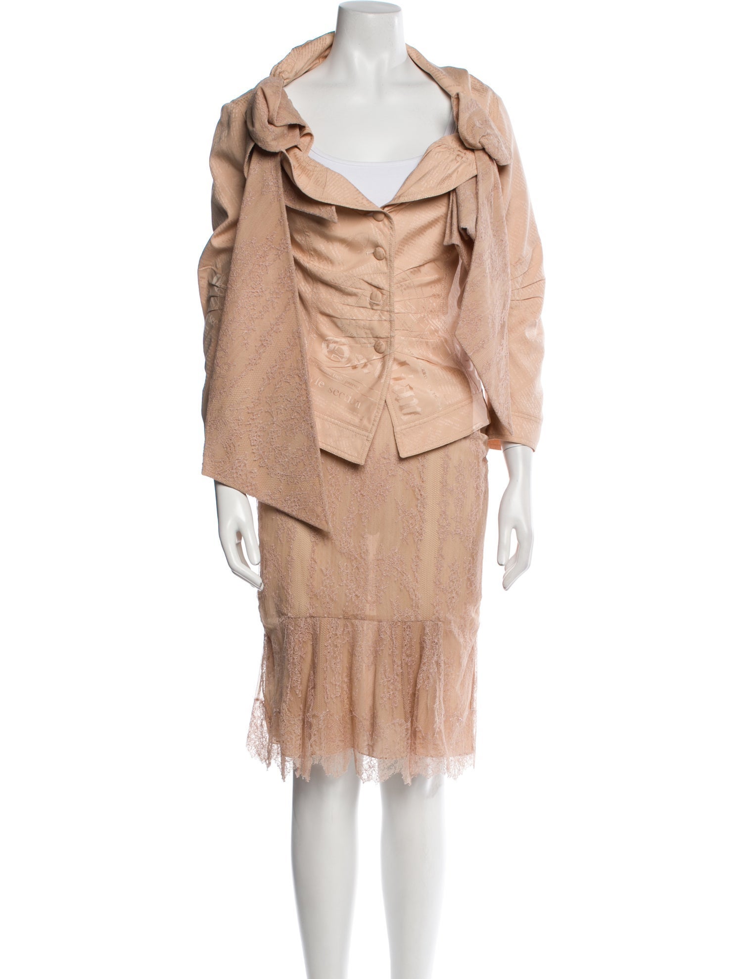 John Galliano Vintage 2006 Skirt Suit