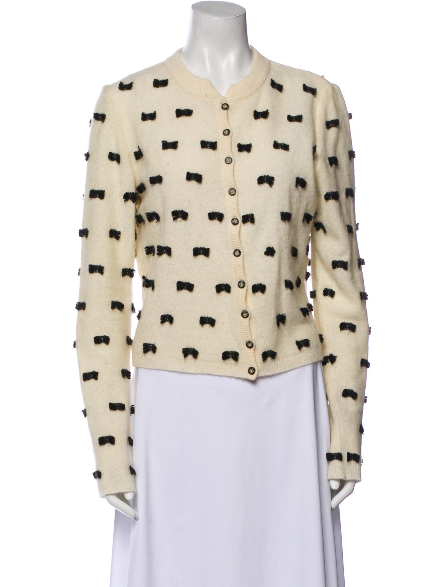John Galliano Wool Printed Sweater