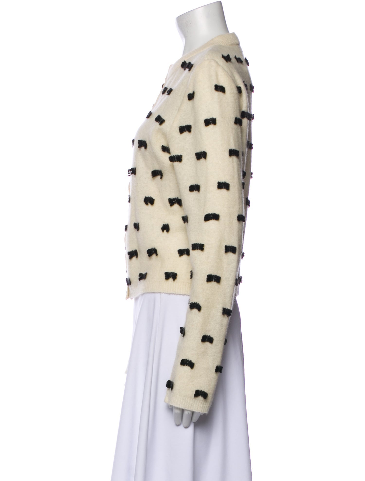 John Galliano Wool Printed Sweater