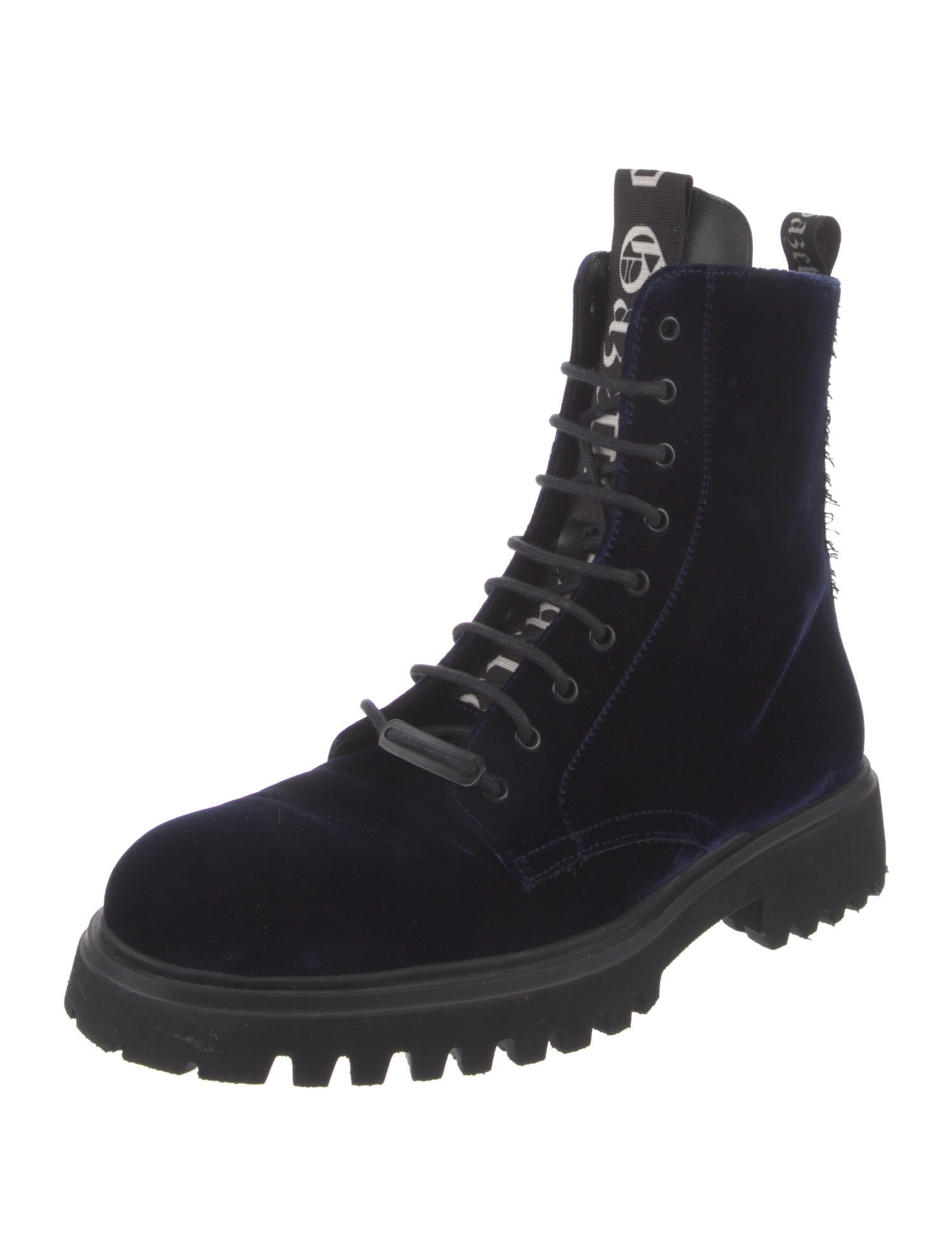 John Galliano Leather Combat Boots