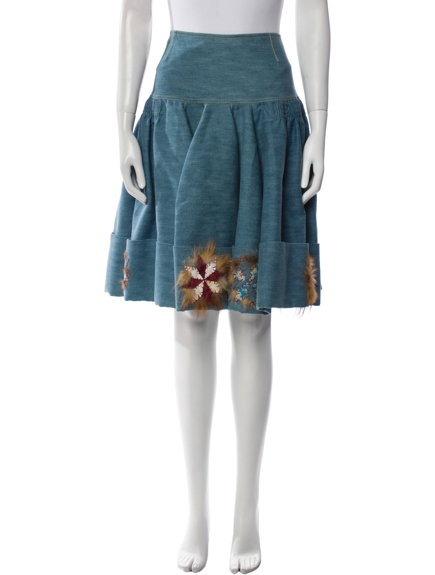 John Galliano Vintage Knee-Length Skirt