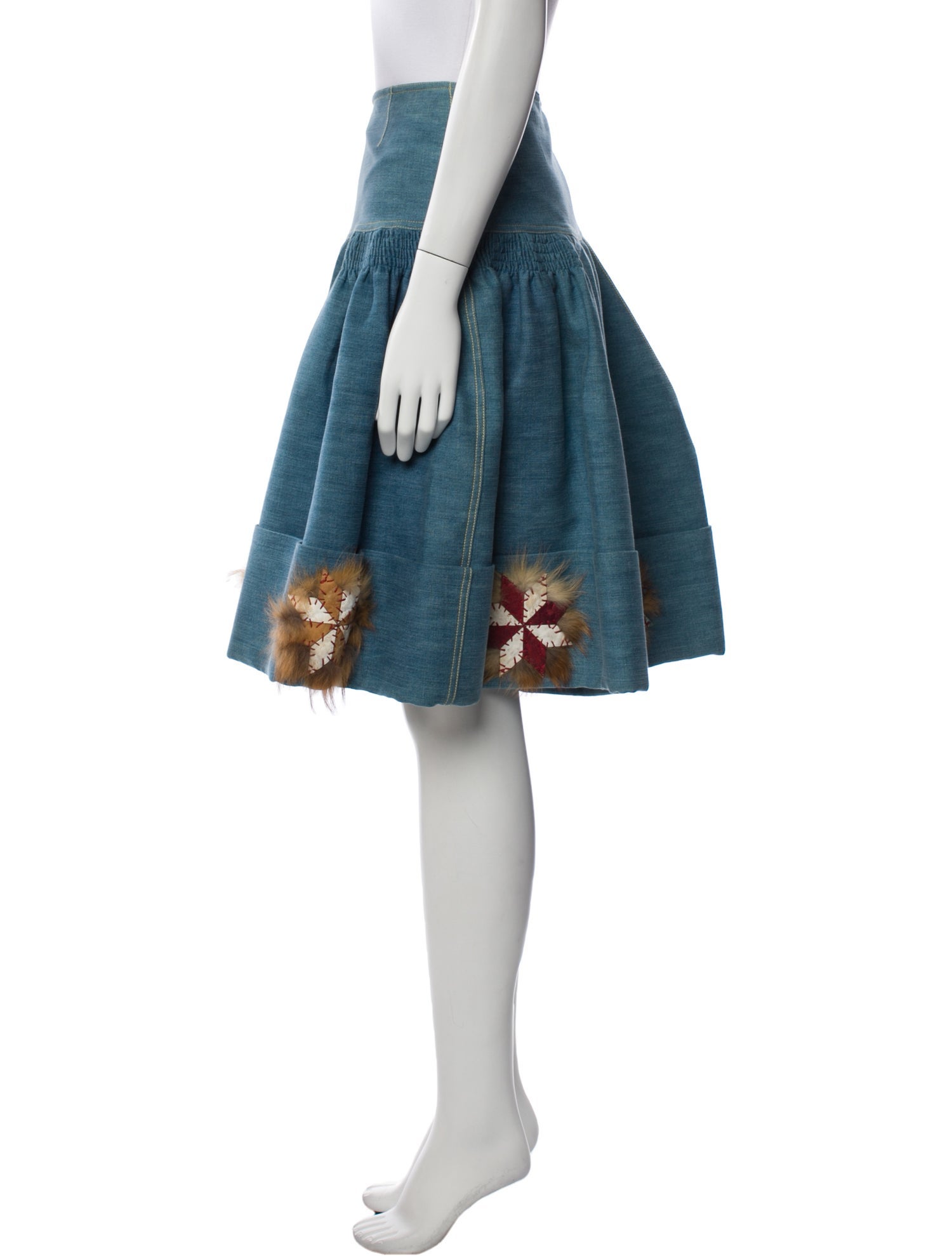 John Galliano Vintage Knee-Length Skirt