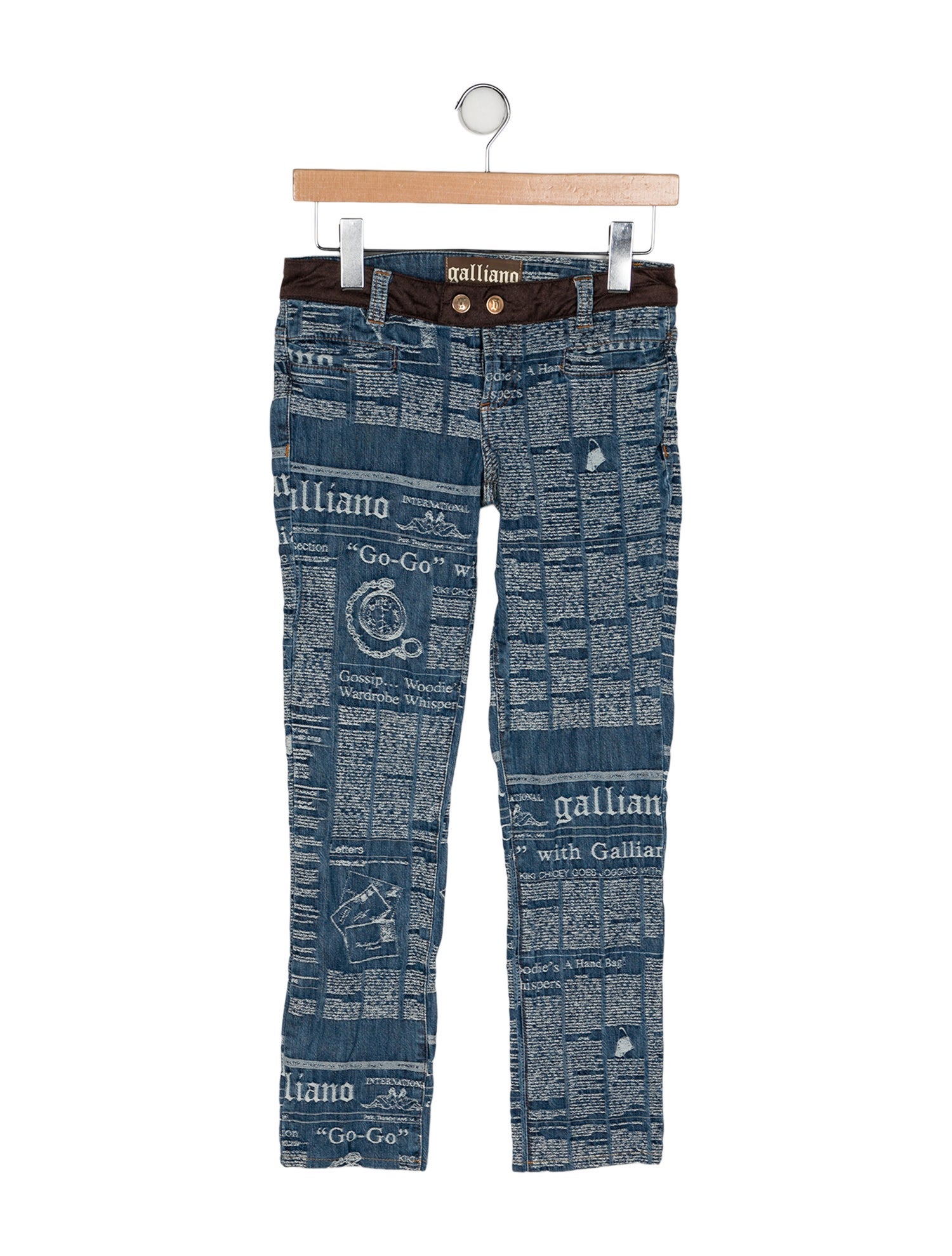 Galliano 2012 Straight Leg Jeans