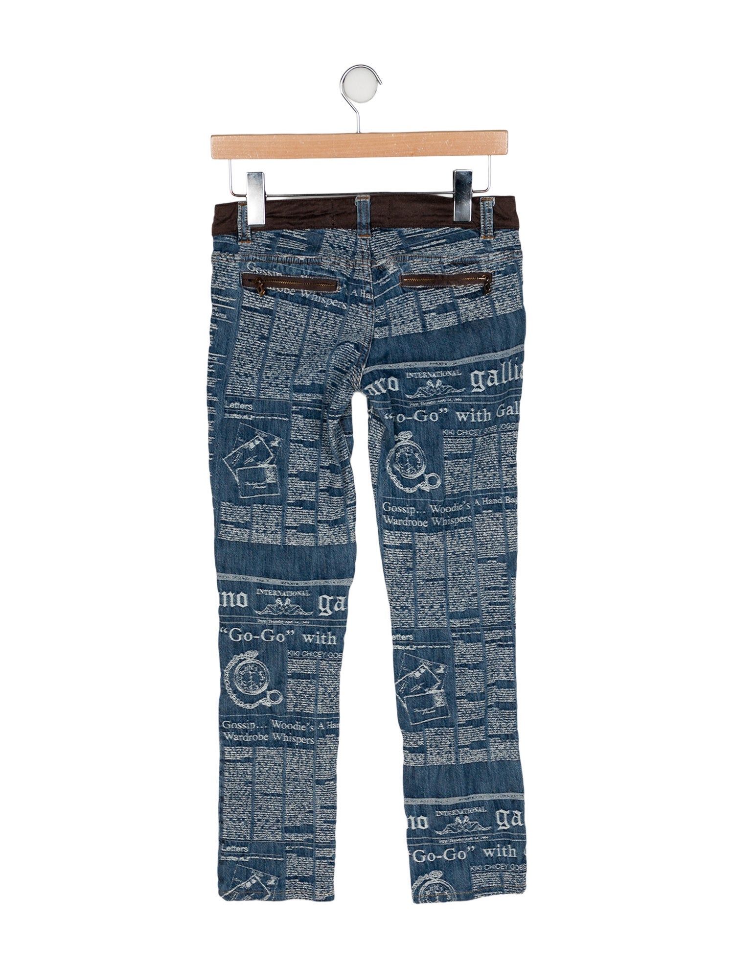 Galliano 2012 Straight Leg Jeans