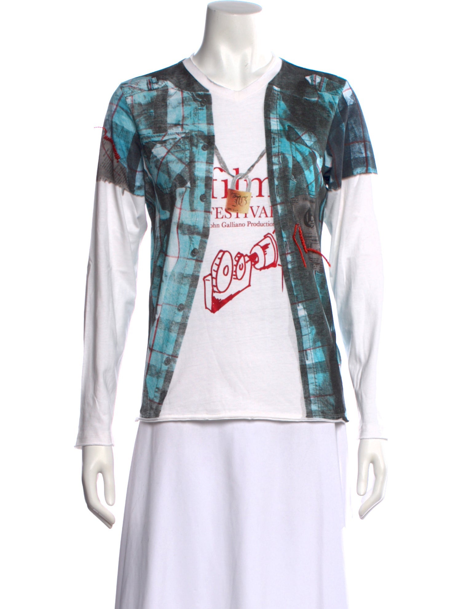 John Galliano Printed Shirt