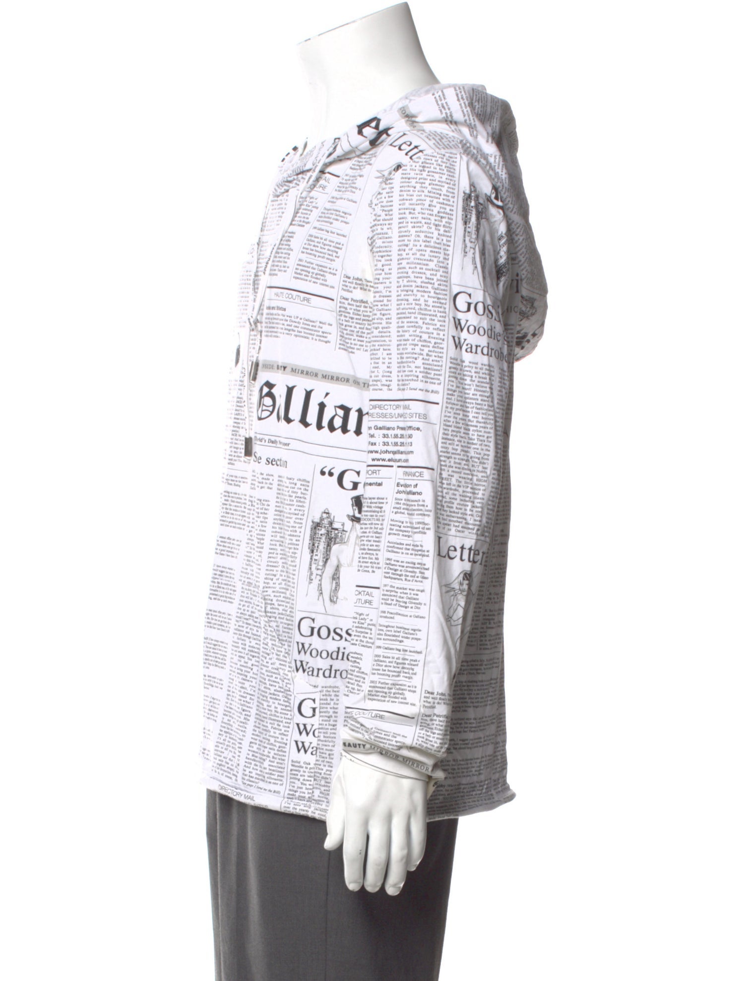 John Galliano Vintage Late 2000's - Early 2010's Hoodie