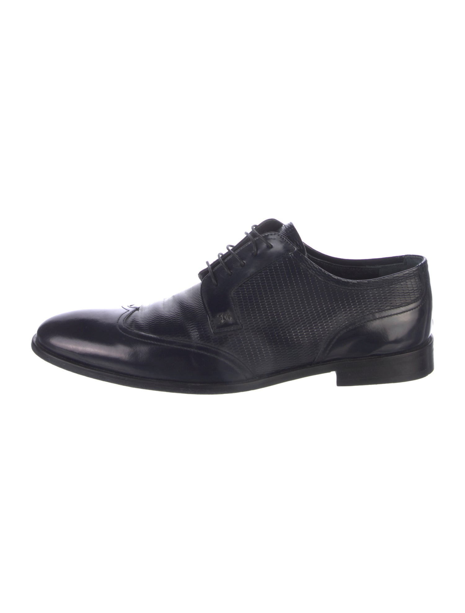 John Galliano Leather Derby Shoes