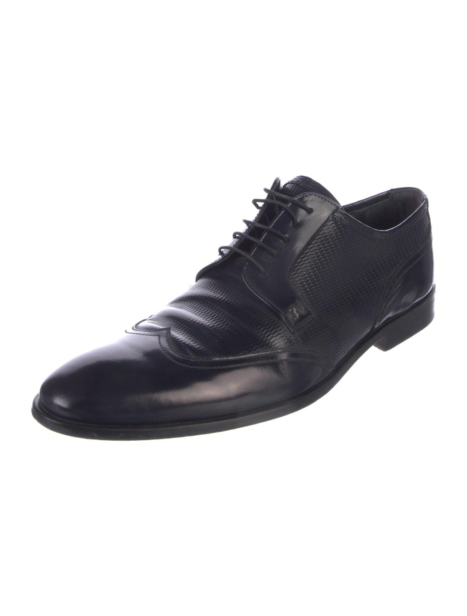John Galliano Leather Derby Shoes