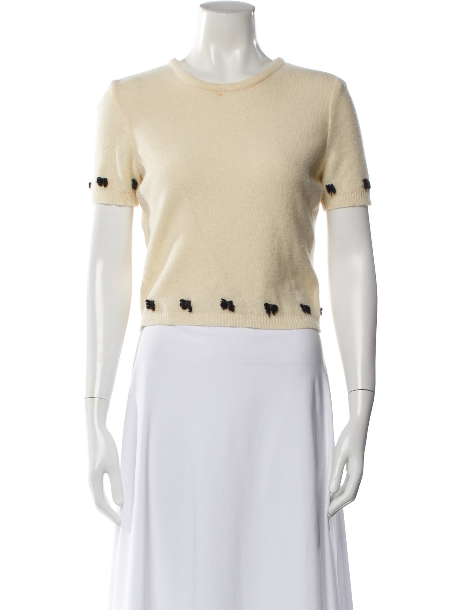 John Galliano Wool Crew Neck Sweater