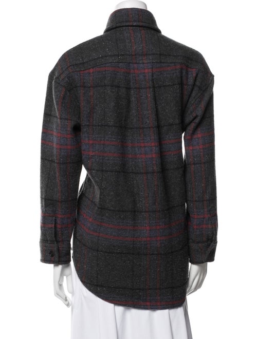 Johnstons of Elgin Wool Plaid Print Jacket