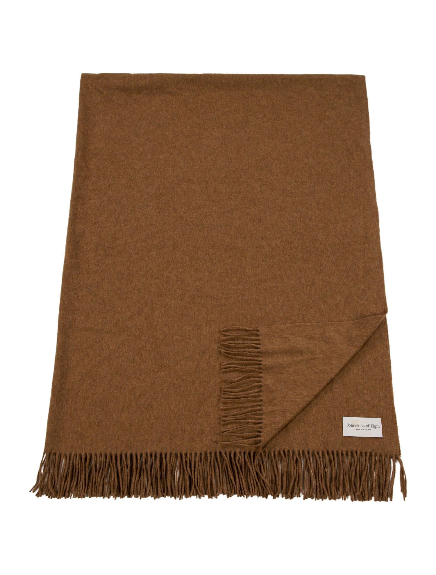 Johnstons of Elgin Cashmere Throw Blanket