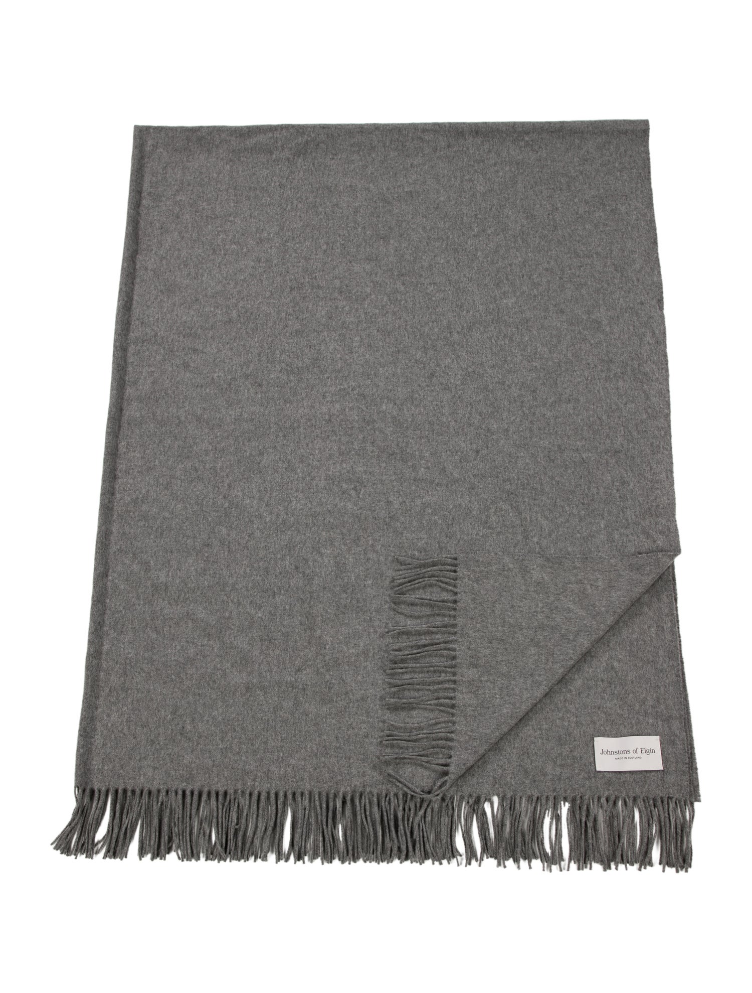 Johnstons of Elgin Cashmere Throw Blanket