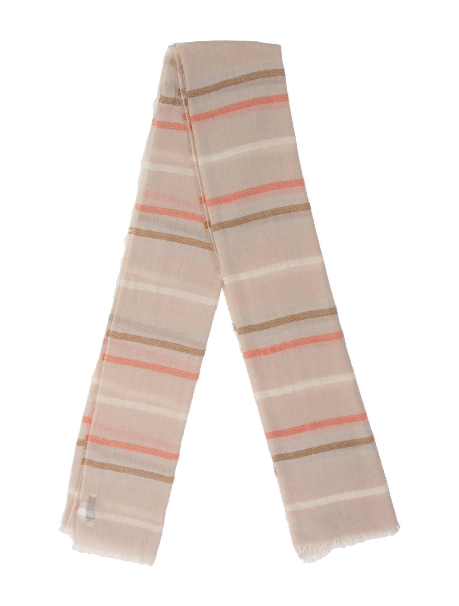 Johnstons of Elgin Cashmere Striped Scarf