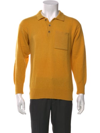 Johnstons of Elgin Lambswool Collar Polo Sweater