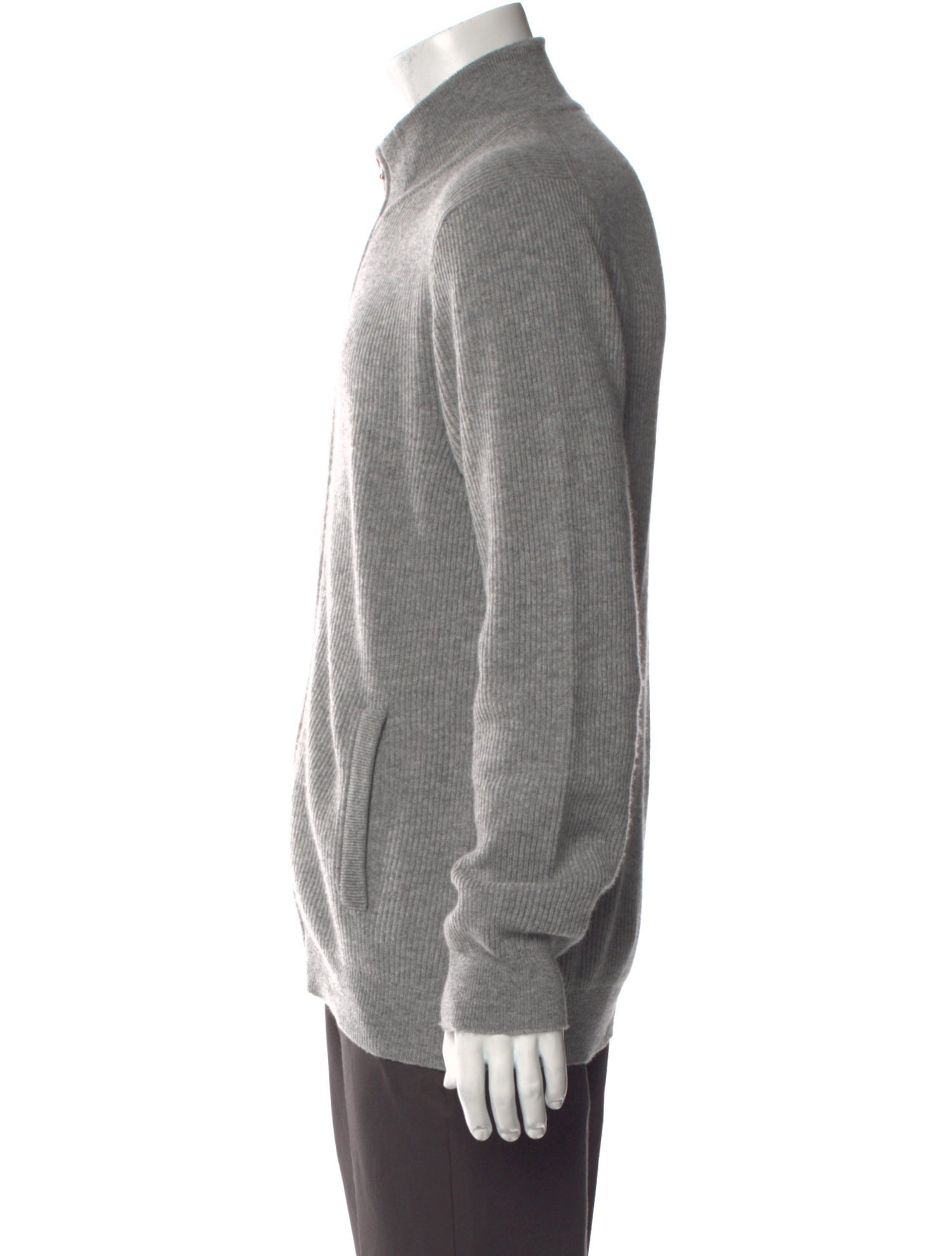 Johnstons of Elgin Cashmere Mock Neck Cardigan