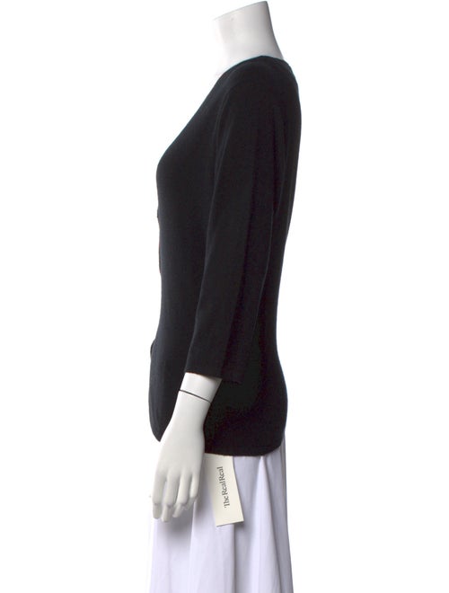 Johnstons of Elgin Silk V-Neck Sweater